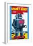 Sparky Robot-null-Framed Art Print