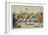 Sparring, 1817-Isaac Robert Cruikshank-Framed Giclee Print