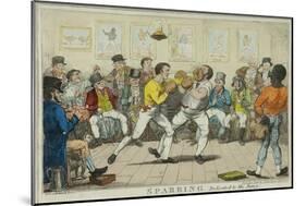 Sparring, 1817-Isaac Robert Cruikshank-Mounted Giclee Print