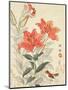 Sparrow and Tiger Lilies-Bairei Kono-Mounted Premium Giclee Print