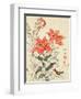 Sparrow and Tiger Lilies-Bairei Kono-Framed Giclee Print