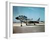 Sparrow I Missiles on Navy Jet-null-Framed Photographic Print