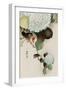Sparrow on Hydrangea-Koson Ohara-Framed Giclee Print