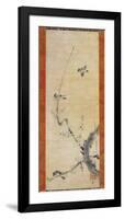 Sparrows and Plum Tree-Kaoo Soozen-Framed Collectable Print