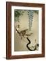 Sparrows and Wisteria-Koson Ohara-Framed Giclee Print