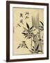 Sparrows on Bamboo Branch, C. 1781-1806-Kitagawa Utamaro-Framed Giclee Print