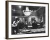 Sparse Crowd at a Casino at the Time of the Diplomatic Break with the Us-null-Framed Photographic Print