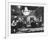 Sparse Crowd at a Casino at the Time of the Diplomatic Break with the Us-null-Framed Photographic Print