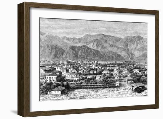 Sparta and the Taygetus Mountains, C. 1880-null-Framed Art Print