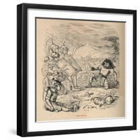 'Spartacus', 1852-John Leech-Framed Premium Giclee Print