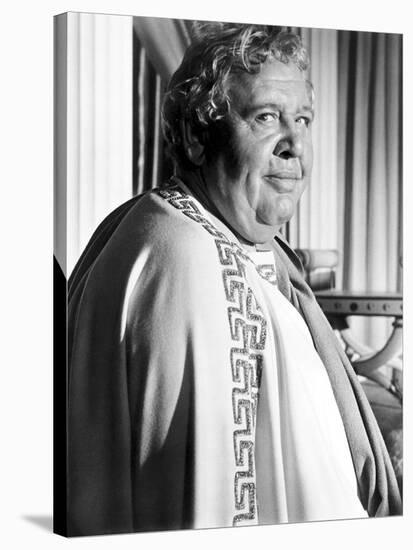 Spartacus by Stanley Kubrik with Charles Laughton, 1960 (b/w photo)-null-Stretched Canvas