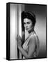 Spartacus by Stanley Kubrik with Jean Simmons, 1960 (b/w photo)-null-Framed Stretched Canvas