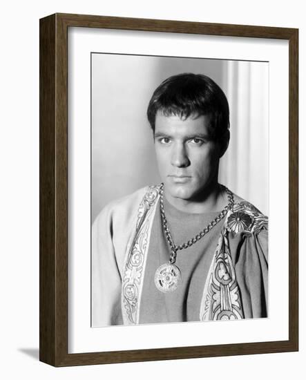 Spartacus by Stanley Kubrik with John Gav 1960 (b/w photo)-null-Framed Photo