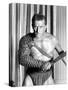 Spartacus by Stanley Kubrik with Kirk Douglas, 1960 (b/w photo)-null-Stretched Canvas