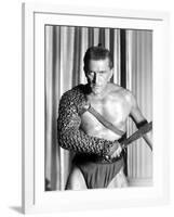 Spartacus by Stanley Kubrik with Kirk Douglas, 1960 (b/w photo)-null-Framed Photo