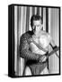 Spartacus by Stanley Kubrik with Kirk Douglas, 1960 (b/w photo)-null-Framed Stretched Canvas