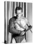 Spartacus by Stanley Kubrik with Kirk Douglas, 1960 (b/w photo)-null-Stretched Canvas