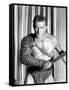 Spartacus by Stanley Kubrik with Kirk Douglas, 1960 (b/w photo)-null-Framed Stretched Canvas