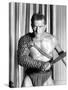 Spartacus by Stanley Kubrik with Kirk Douglas, 1960 (b/w photo)-null-Stretched Canvas