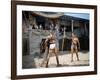 Spartacus by Stanley Kubrik with Kirk Douglas, 1960 (photo)-null-Framed Photo