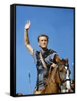 Spartacus by Stanley Kubrik with Kirk Douglas, 1960 (photo)-null-Framed Stretched Canvas