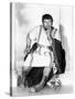Spartacus by Stanley Kubrik with Peter Ustinov, 1960 (b/w photo)-null-Stretched Canvas