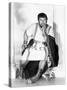 Spartacus by Stanley Kubrik with Peter Ustinov, 1960 (b/w photo)-null-Stretched Canvas