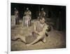 Spartacus by Stanley Kubrik with Tony Curtis and Kirk Douglas, 1960 (photo)-null-Framed Photo