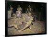 Spartacus by Stanley Kubrik with Tony Curtis and Kirk Douglas, 1960 (photo)-null-Framed Photo