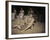 Spartacus by Stanley Kubrik with Tony Curtis and Kirk Douglas, 1960 (photo)-null-Framed Photo