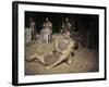 Spartacus by Stanley Kubrik with Tony Curtis and Kirk Douglas, 1960 (photo)-null-Framed Photo