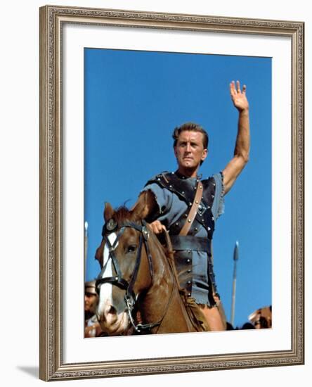Spartacus, Kirk Douglas, 1960-null-Framed Photo