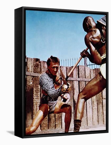 Spartacus, Kirk Douglas, Woody Strode, 1960-null-Framed Stretched Canvas