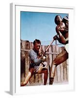 Spartacus, Kirk Douglas, Woody Strode, 1960-null-Framed Photo