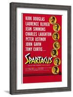 Spartacus: Rebel Against Rome, 1960, "Spartacus" Directed by Stanley Kubrick-null-Framed Giclee Print