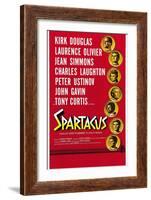 Spartacus: Rebel Against Rome, 1960, "Spartacus" Directed by Stanley Kubrick-null-Framed Giclee Print