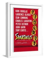 Spartacus: Rebel Against Rome, 1960, "Spartacus" Directed by Stanley Kubrick-null-Framed Giclee Print