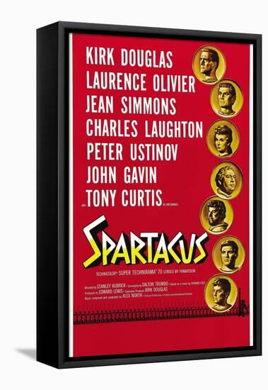 Spartacus: Rebel Against Rome, 1960, "Spartacus" Directed by Stanley Kubrick-null-Framed Stretched Canvas