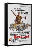 Spartacus: Rebel Against Rome, 1960 "Spartacus" Directed by Stanley Kubrick-null-Framed Stretched Canvas