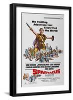 Spartacus: Rebel Against Rome, 1960 "Spartacus" Directed by Stanley Kubrick-null-Framed Giclee Print