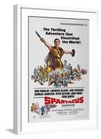 Spartacus: Rebel Against Rome, 1960 "Spartacus" Directed by Stanley Kubrick-null-Framed Giclee Print