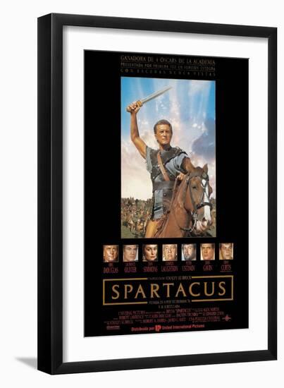 Spartacus: Rebel Against Rome, Directed by Stanley Kubrick, 1960-null-Framed Giclee Print