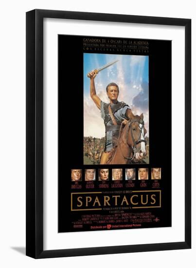 Spartacus: Rebel Against Rome, Directed by Stanley Kubrick, 1960-null-Framed Premium Giclee Print