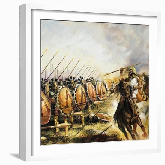 Spartan Army-Andrew Howat-Framed Giclee Print