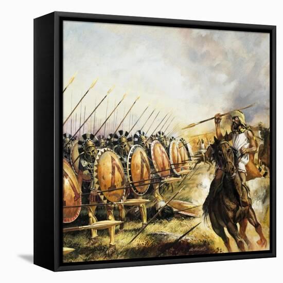 Spartan Army-Andrew Howat-Framed Stretched Canvas