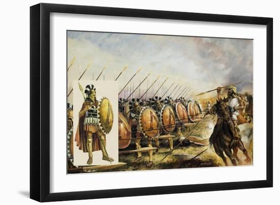 Spartan Army-Andrew Howat-Framed Giclee Print