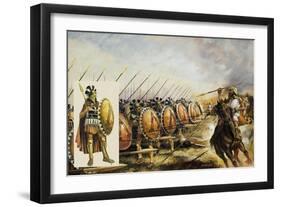 Spartan Army-Andrew Howat-Framed Giclee Print