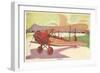 Spartan Biplane-null-Framed Art Print