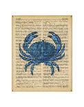 Vintage Crab-Sparx Studio-Art Print