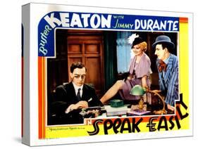 Speak Easily, from Left: Buster Keaton, Thelma Todd, Jimmy Durante, 1932-null-Stretched Canvas